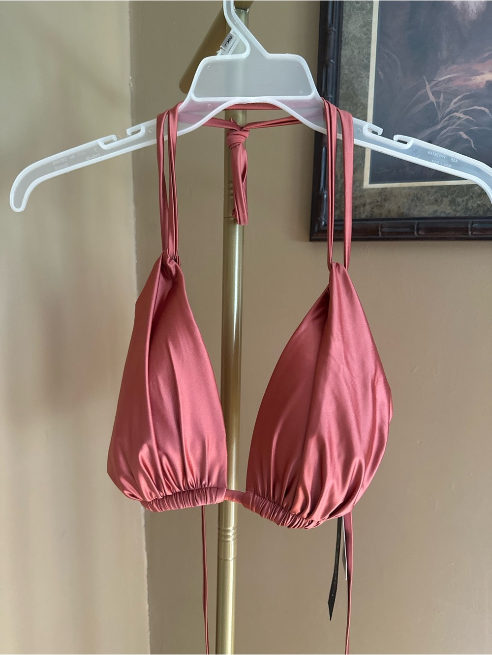 La Blanca Sienna Color Triangle Bikini Top